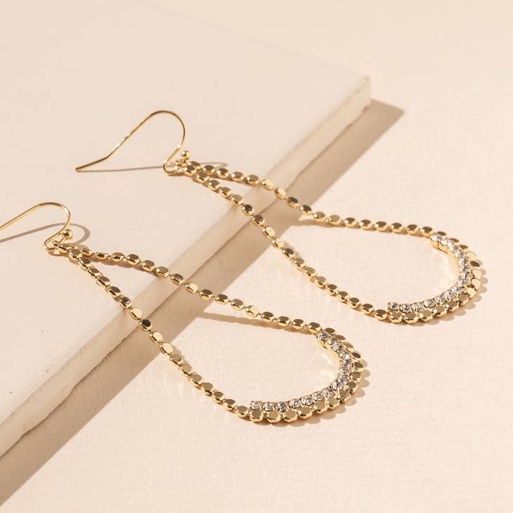 ピアス LAZY DAWN clip chain drop earring Maritza Drop Earrings Abalone – Chan Luu