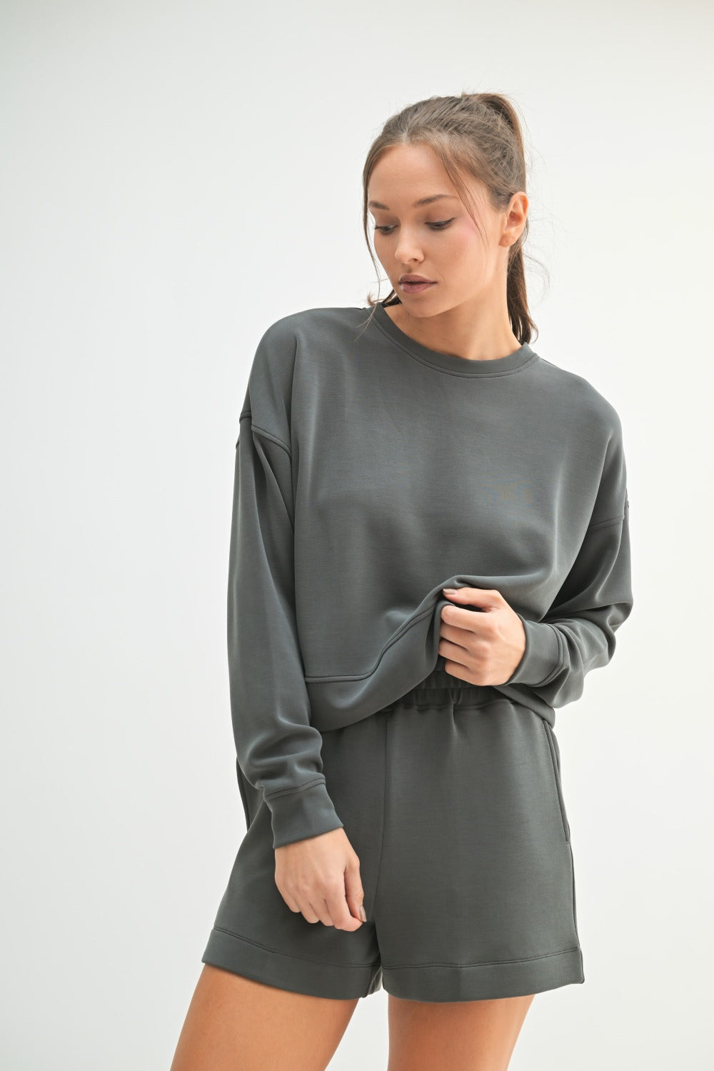 Laguna Dropped Shoulder -Ash – Chelsea Pacifica