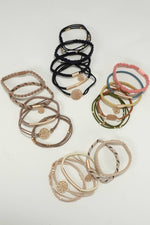 BOHO KNOT BRACELET HAIR TIES |  Black