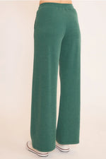 Wave Rib Wide Leg Pant