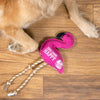 Happy - Canvas Dog Toy on Rope