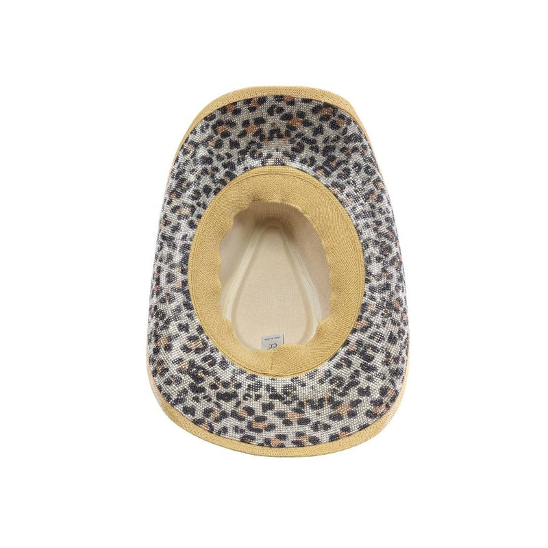 Leopard Sequined Cowboy Hat
