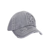 Distressed High Pony Cap with Glitter Star