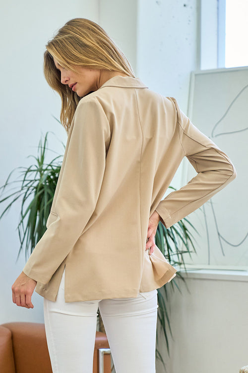 Blazer with Side Slit