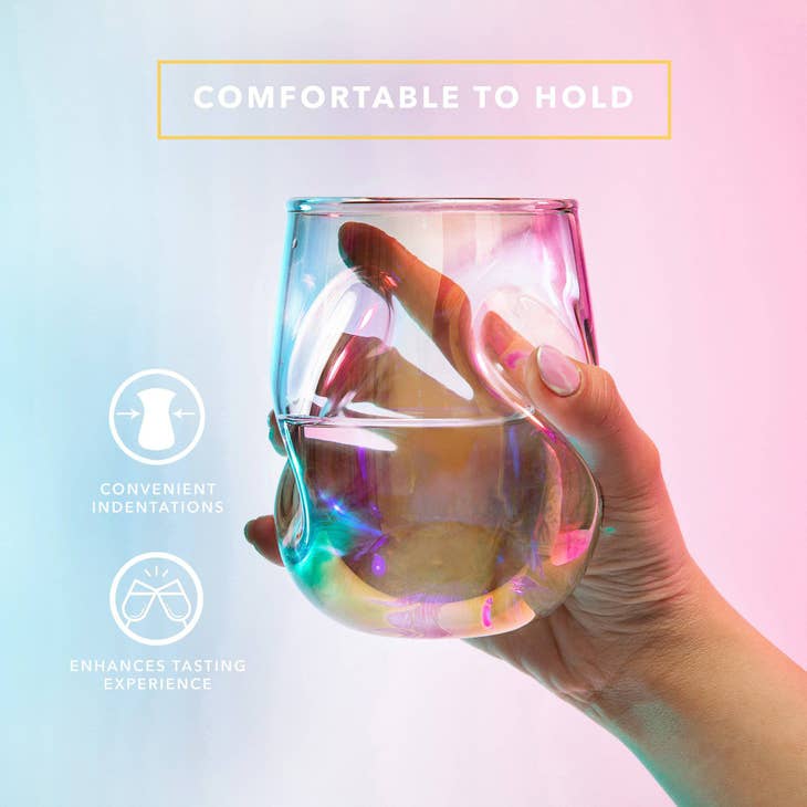 Stemless Wine Glasses - The Aura Collection