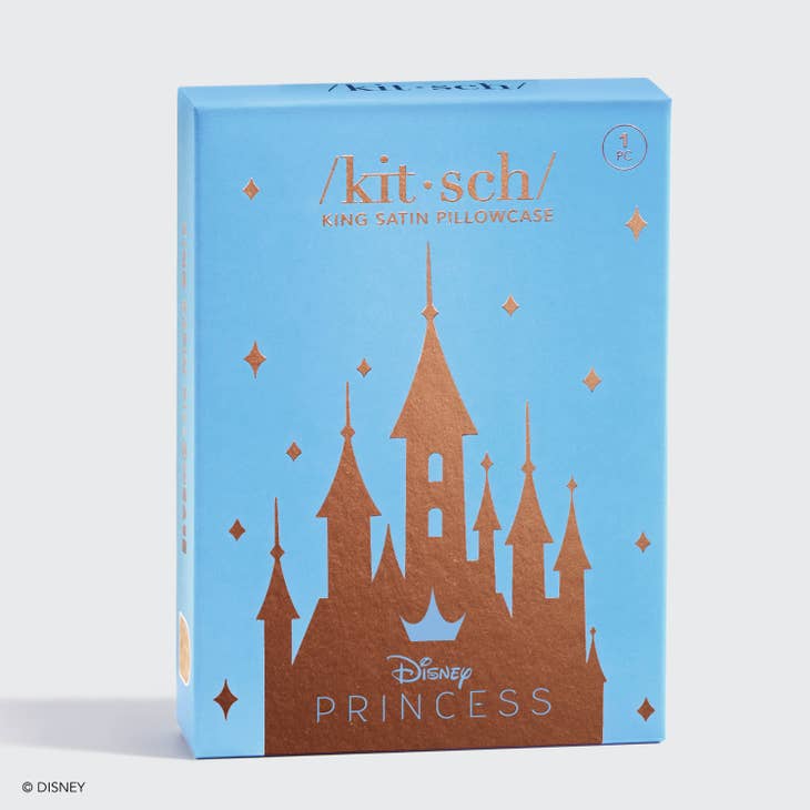 Disney Kitsch Satin King Pillowcase - Princess Party