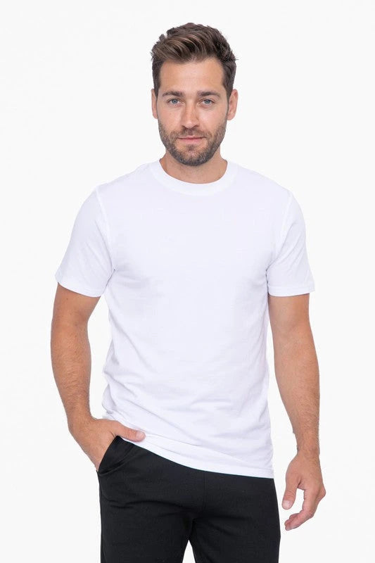 Men's Pima Cotton Blend Short Sleeve
