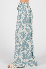 Frosty Blue Wide Leg Pant