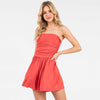 Tank Top Shirring Romper