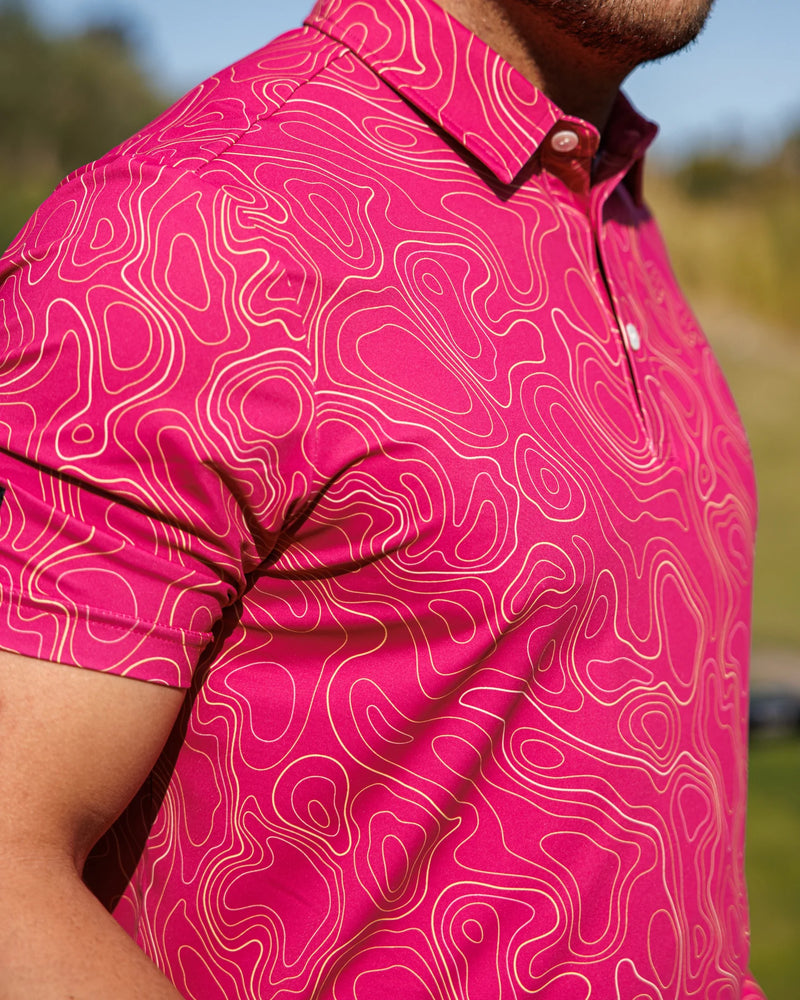 Sunday Swagger Lay of the Links Golf Polo