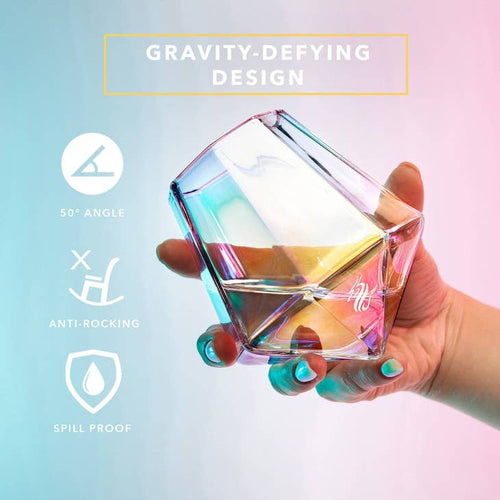 Diamond Whiskey Glasses -Aura
