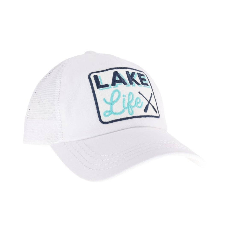 Lake Life Patch High Pony Criss Cross Cap