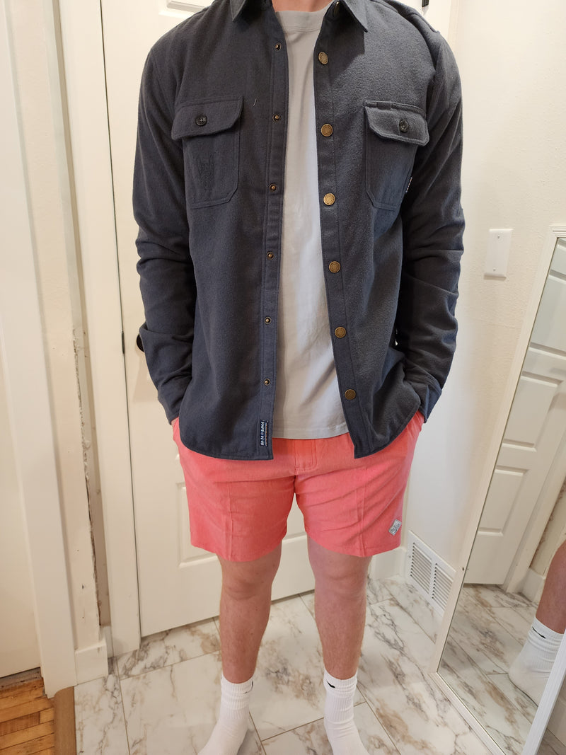 ROAD RUNNER - POPPY MID WEIGHT FLANNEL JACKET