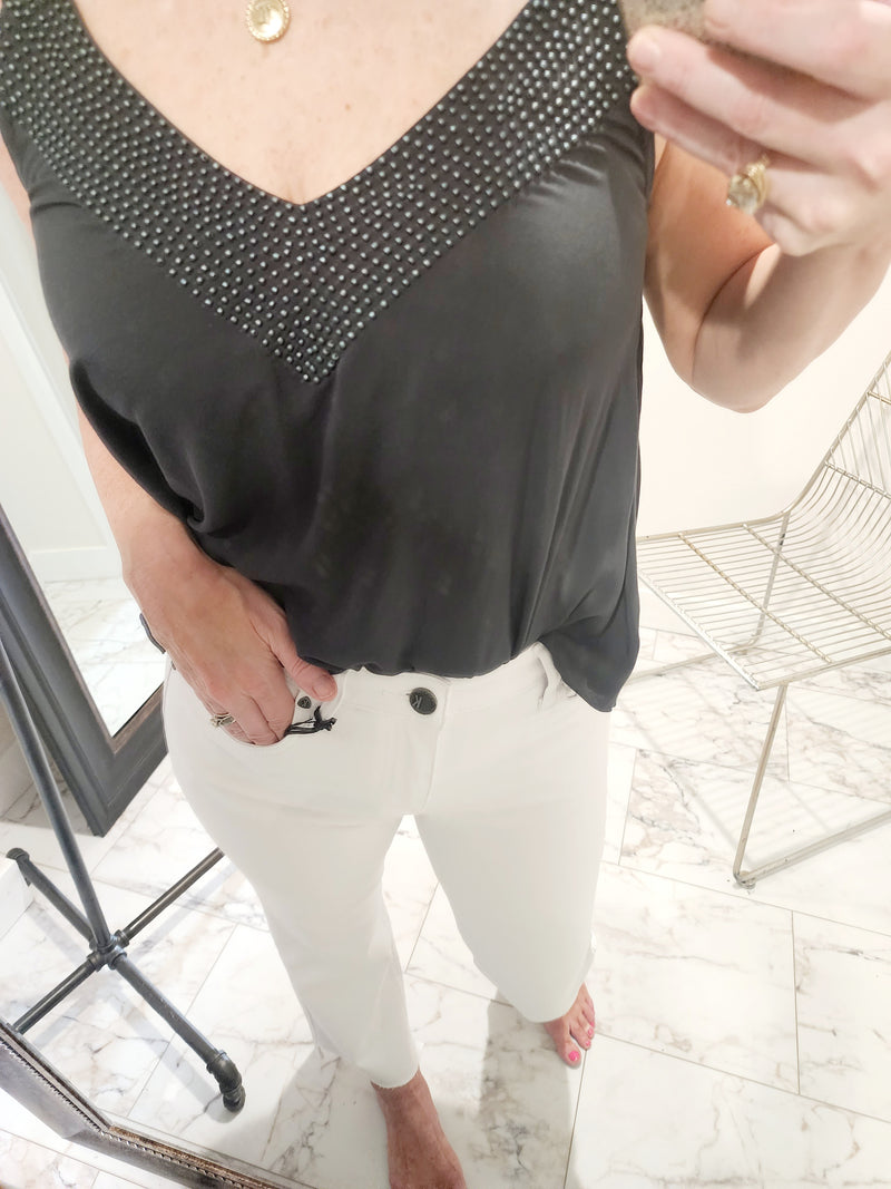Frankie Beaded Top