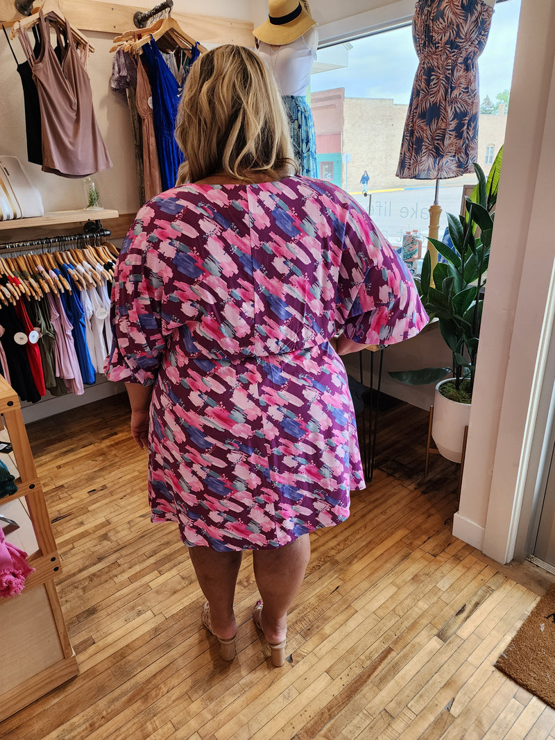 Magenta Multi Dress