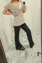 Graphene-Blend Wide Leg Active Pants