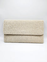 Ivory Beaded Clutch