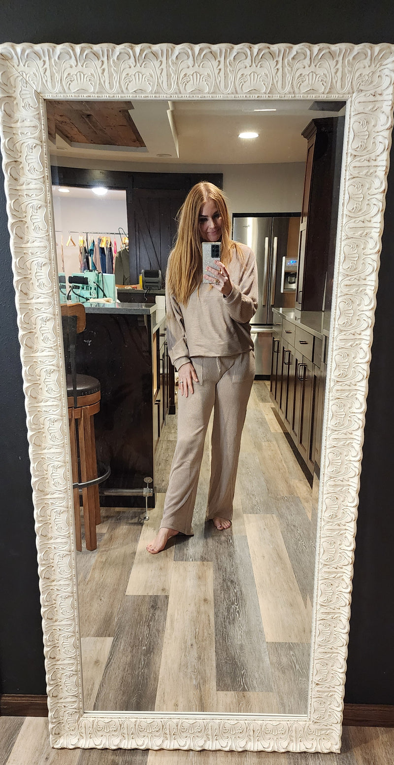 Ribbed Pants with Pockets