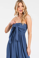 Front Tie Tank Top Wide Leg Jumpsuit