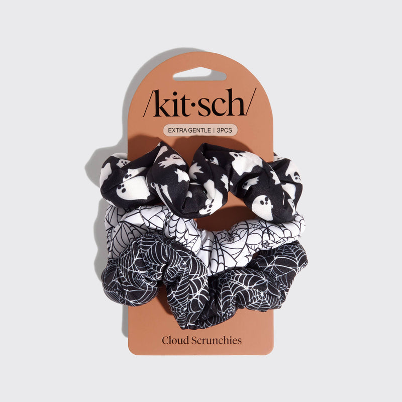 Cloud Scrunchies 3pc Set - Spiderweb
