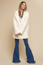 OVERSIZED TEDDY JACKET WITH POCKETS