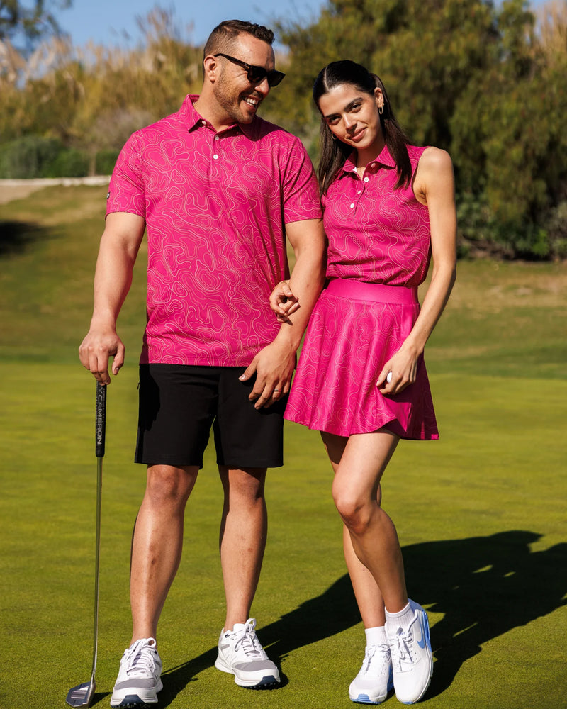 Sunday Swagger Lay of the Links Golf Polo