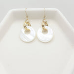 Bardot Natural Shell Earrings