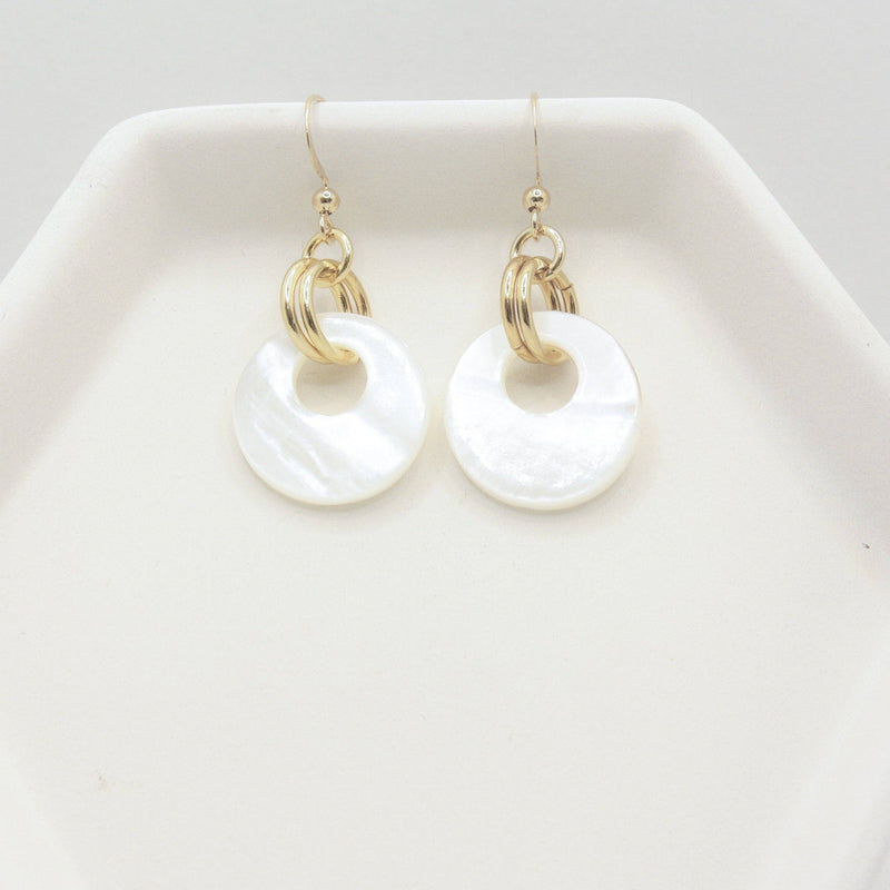 Bardot Natural Shell Earrings