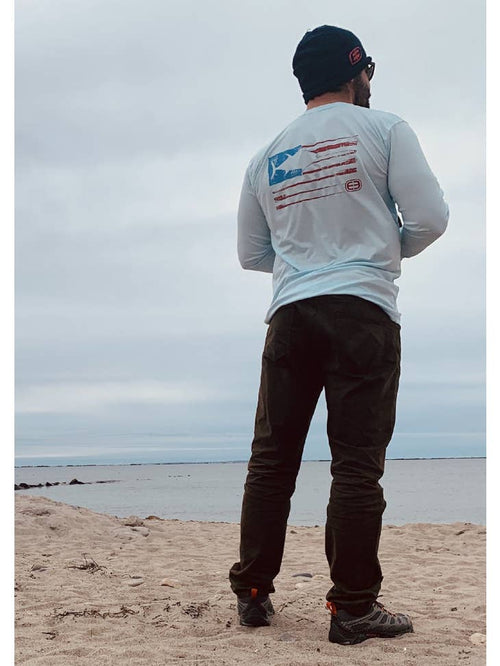 Beach Flag Performance Shirt, Long Sleeve