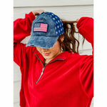 Distressed American Flag Ball Cap