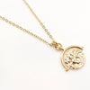 Medallion Necklace: SMALL (15"-17")