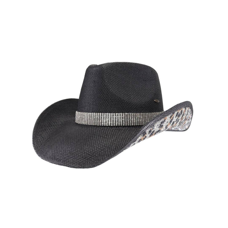 Leopard Sequined Cowboy Hat