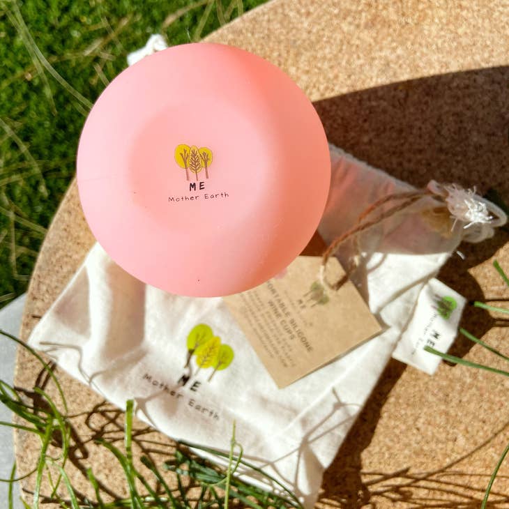 Unbreakable Portable Silicone Travel Wine Glasses + Bag