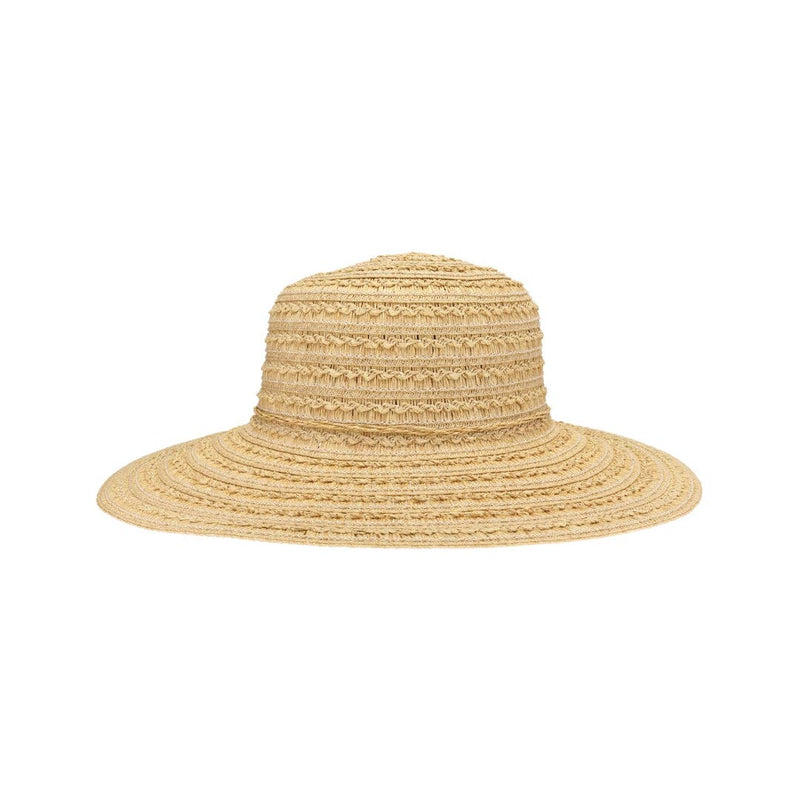 Textured Wide Brim Sun Hat