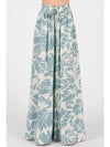 Frosty Blue Wide Leg Pant