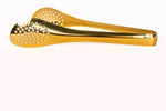 Slotted Gold Tongs