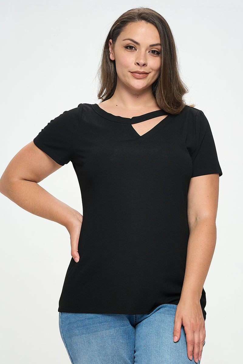 Curvy Unbalanced Tee