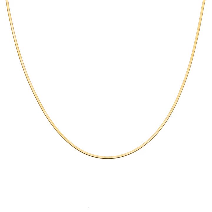 Micro Herringbone Necklace - Waterproof