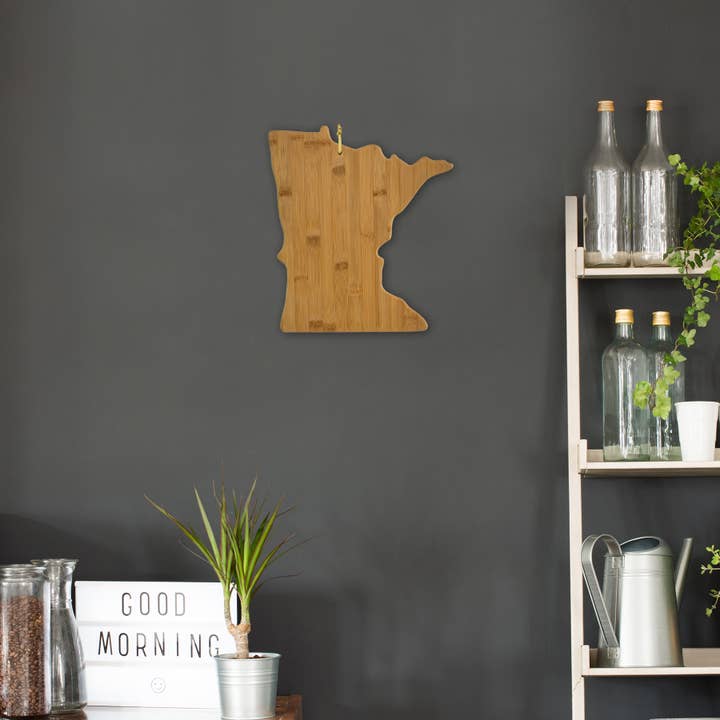 Minnesota Bamboo Serving Cutting Board