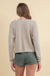 Textured Soft Knit Hairy Cardigan