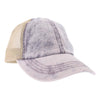 Stonewashed Mesh High Pony Cap