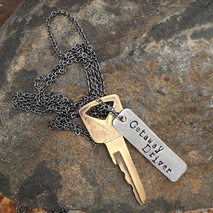 Recycled Key Necklace