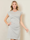 Soft Cinched Waist Mini Dress