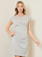 Soft Cinched Waist Mini Dress