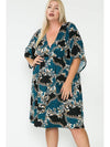 Curvy Kimono Midi Dress