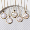 Good Vibes & High Tides Etched Shell Necklace