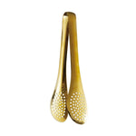 Slotted Gold Tongs