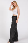 Black Denim Pull On Pant