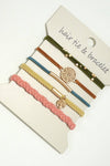 BOHO KNOT BRACELET HAIR TIES |  Black