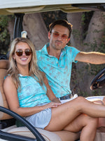 Sunday Swagger Hangin'Blue  Ladies Polo